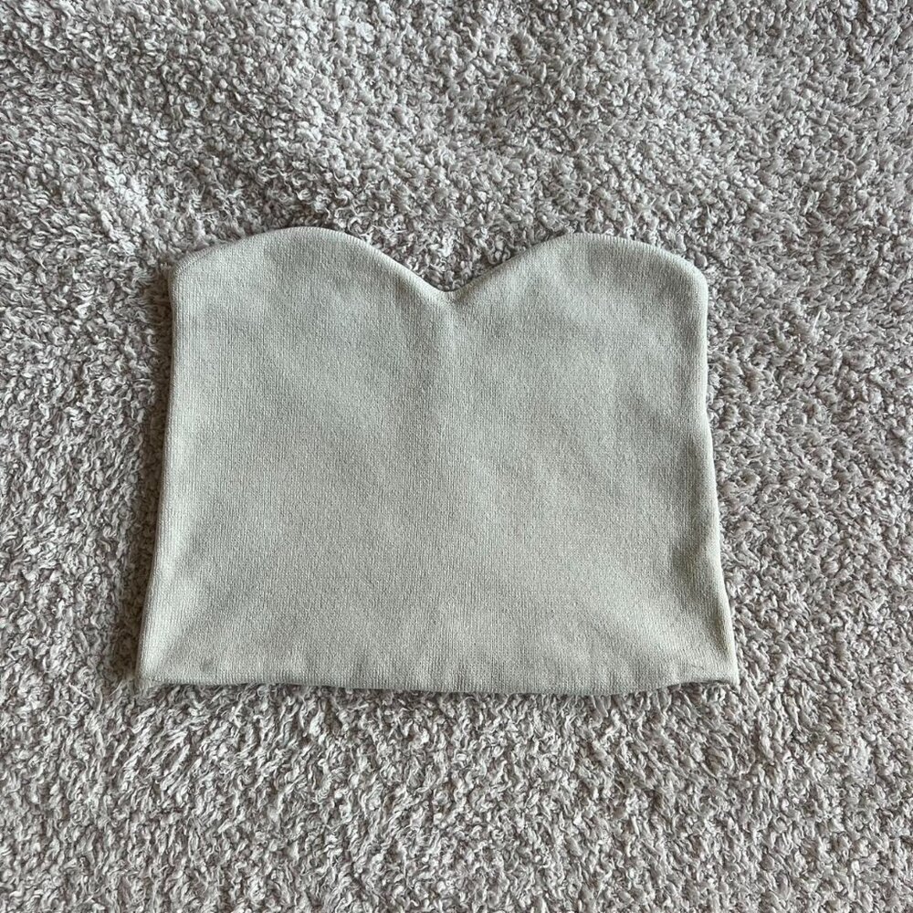 Zara Cream Tube Top size Small